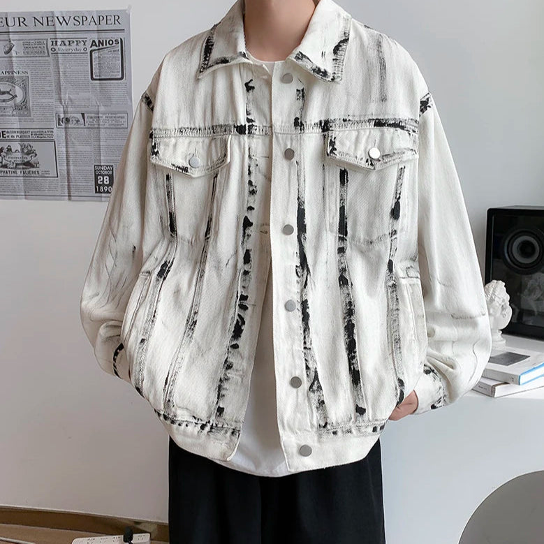 Tie Dye Vintage Denim Jacket