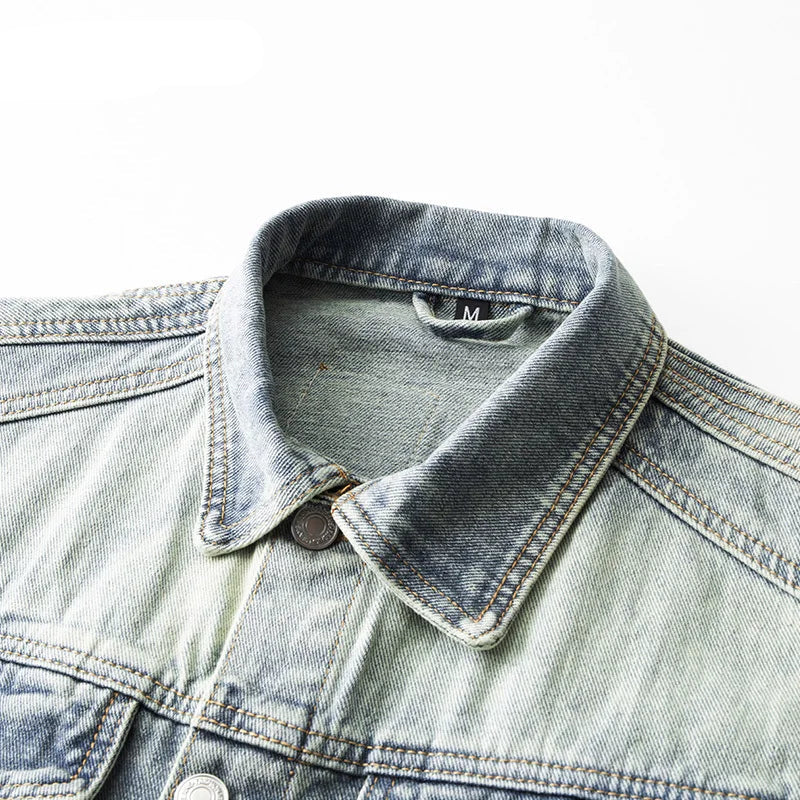 Embroidery A Denim Jacket