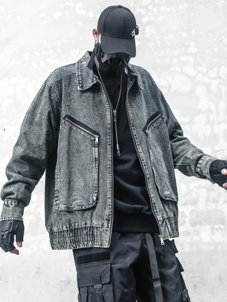 Washed Vintage Denim Jacket