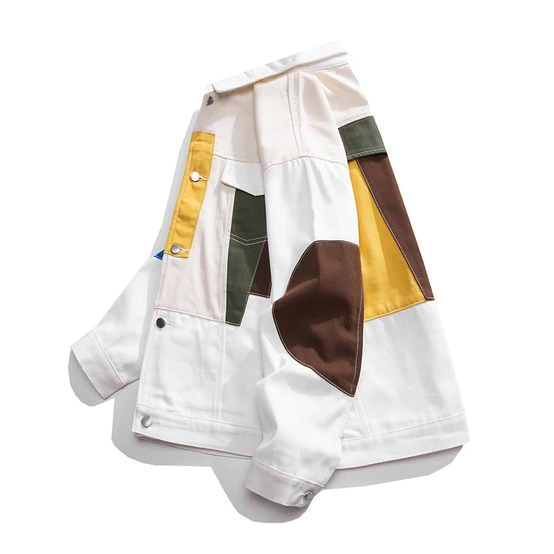 Patchwork Loose Denim Jacket