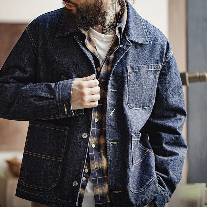 Asymmetrical Denim Jacket