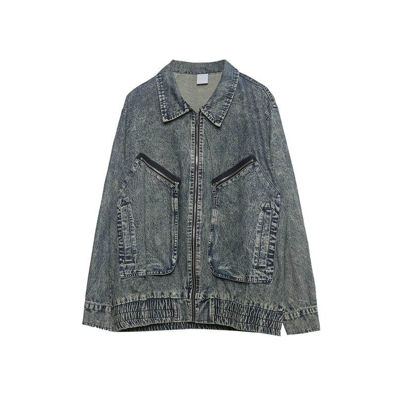 Washed Vintage Denim Jacket