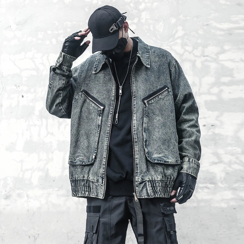 Washed Vintage Denim Jacket