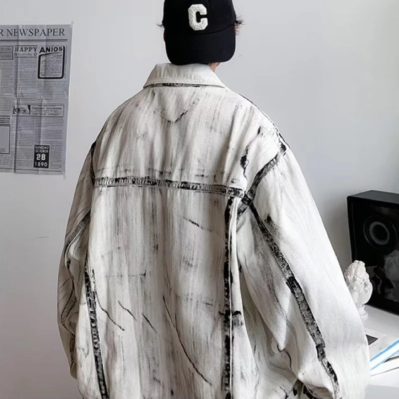 Tie Dye Vintage Denim Jacket