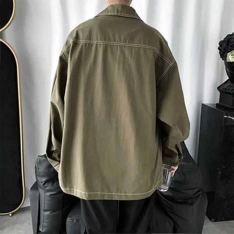 Loose Pockets Denim Jacket