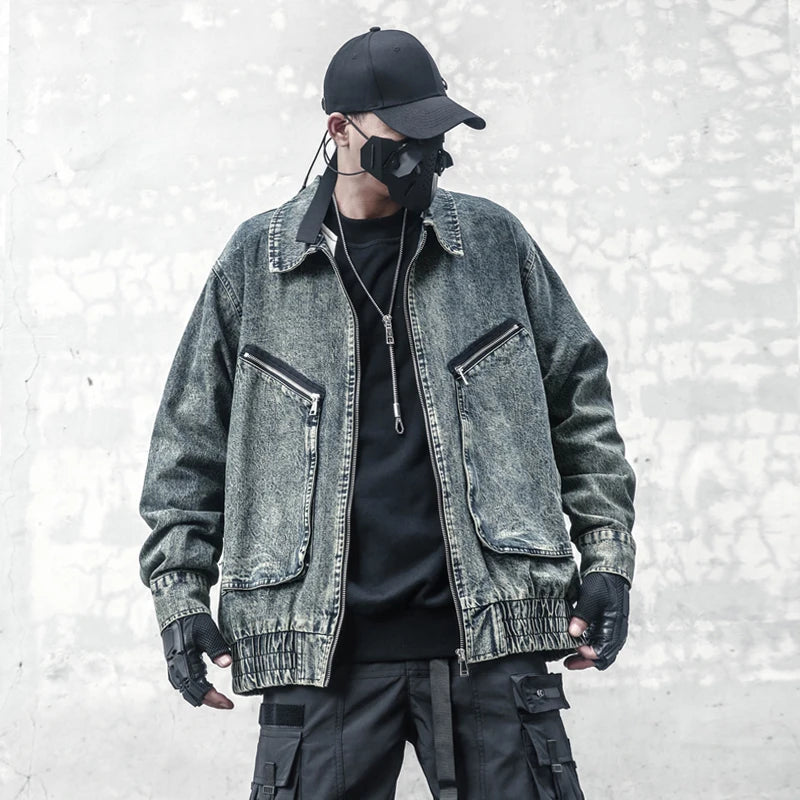 Washed Vintage Denim Jacket